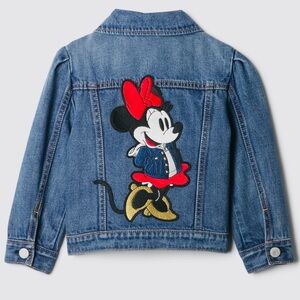 Disney Minnie Mouse Icon Denim Jacket Sz 4